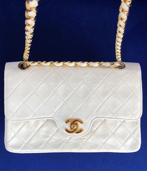 classic white chanel bag